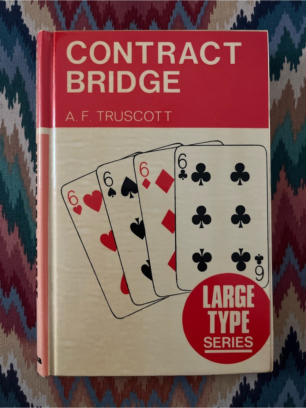 CONTACT BRIDGE Alan F. Truscott 1974 Large Print Hardcover